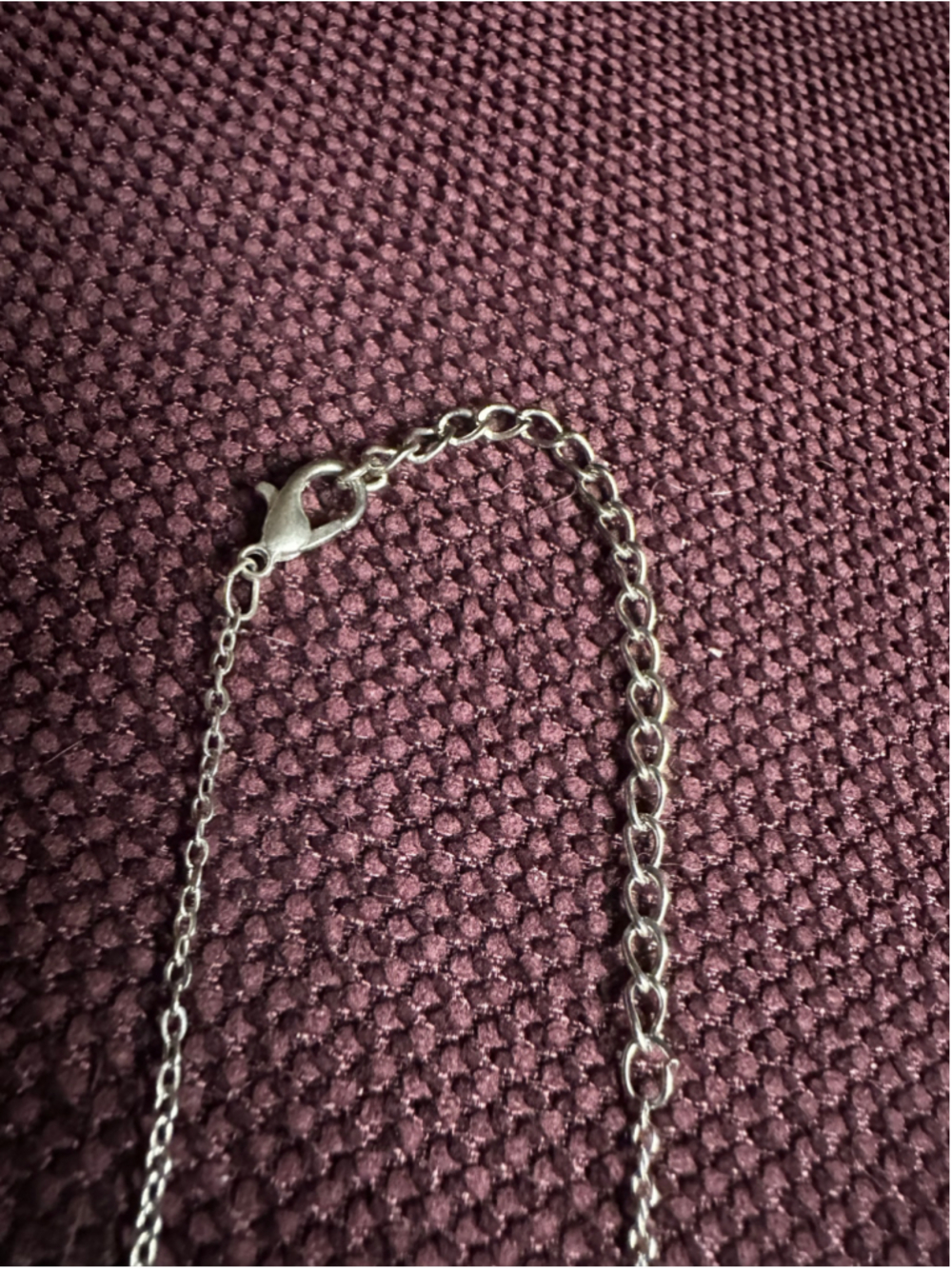Silver and Red Turtle Necklace - Picture 3 of 4